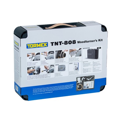 Tormek T-8 +DC-250 Diam. Grinding Wheel/K 360+Woodturner's Kit TNT-808
