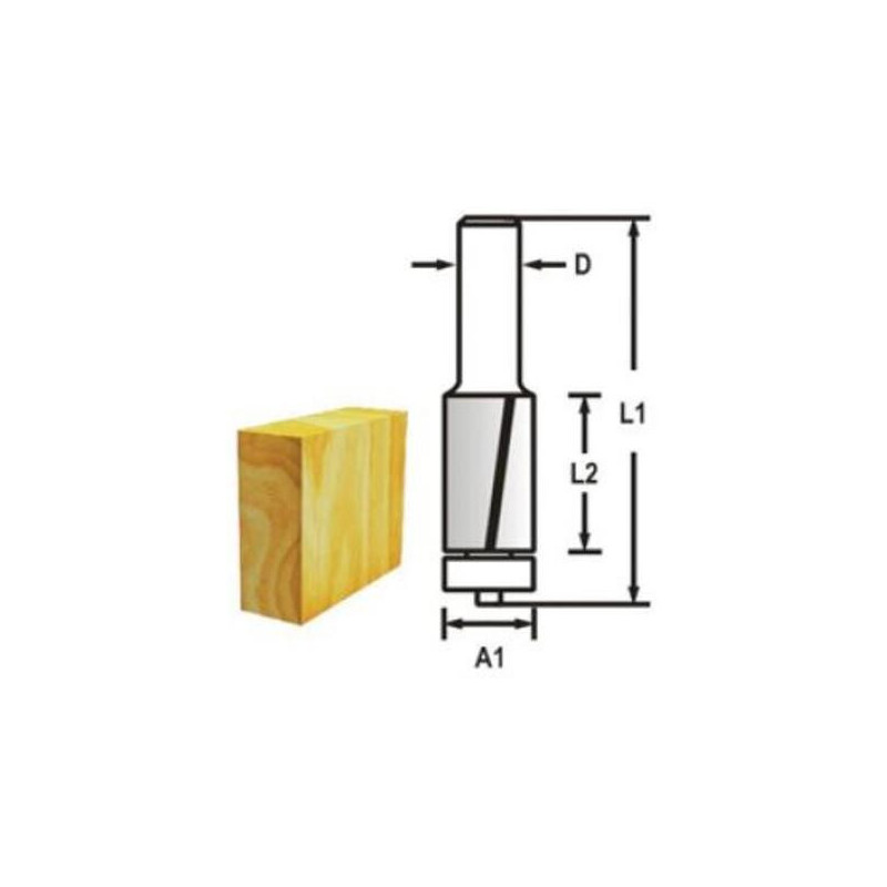 MAKITA STOPKOVÁ FRÉZA D-8 9,5 X 26X 67MM (D-47715)