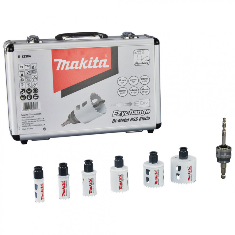 MAKITA Sada vykružovacích koruniek vodárenská E-12304