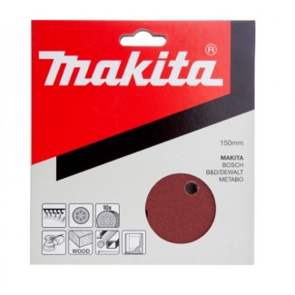 Makita P-37518 brúsny papier suchý zips pr.150mm zr.120 (10ks)